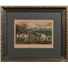 Image 1 : Haskell & Allen Hand Colored Lithograph