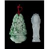 Image 1 : (2) Pieces Jade and Jadeite