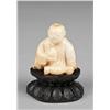 Image 1 : A Fine Chinese Carved Ivory Buddha on Stand