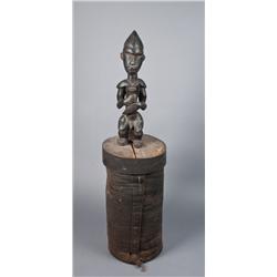 African Fang Tribe Carved Reliquary Box