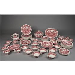 (83) Piece Spode Pink Tower China Set