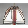 Image 2 : A Fine Art Deco Style Leaded Glass Table Lamp