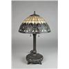 Image 1 : Fine Bronze & Leaded Glass Table Lamp