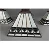 Image 2 : Arts & Crafts Style Leaded Glass Ceiling Fixture