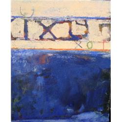 Ken Roth, Leibniz, Signed Oil Painting