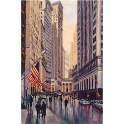 Michele Byrne, Wall Street Canyon, Signed Canvas Print