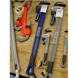 IRWIN 36” PIPE WRENCH STEEL BLUE