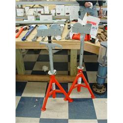 RIDGID PIPE ROLLER STANDS (X2)