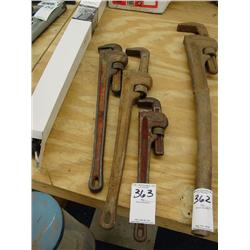 RIDGID PIPEWRENCH 2-2”& 1-18” (X3)