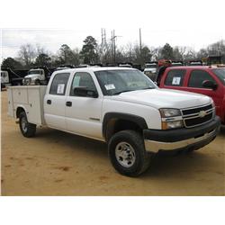 2007 CHEVROLET 2500HD CREWCAB 4X4 PICKUP
