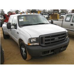 2004 FORD F350 CREW CAB DUALLY PICKUP
