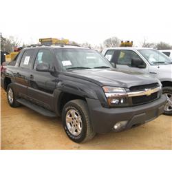 2003 CHEVROLET AVALANCHE 4WD