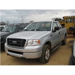 2005 FORD F150 4X4 EXTENDED CAB PICKUP