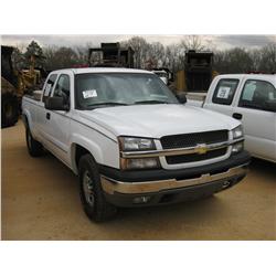 2003 CHEVROLET EXTENDED CAB Z71 4X4 PICKUP