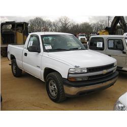 2002 CHEVROLET 1500 4X4 PICKUP