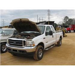 2002 FORD F250 4X4 PICKUP