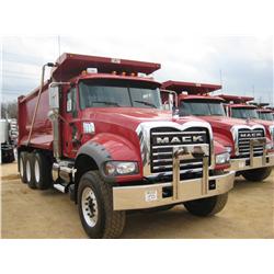 2011 MACK GU713 TRI-AXLE DUMP
