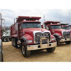 2011 MACK GU713 TRI-AXLE DUMP