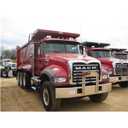 2011 MACK GU713 TRI-AXLE DUMP