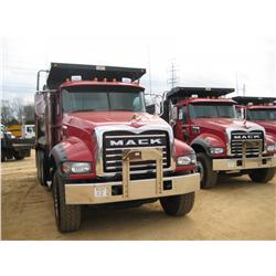 2011 MACK GU713 TRI-AXLE DUMP