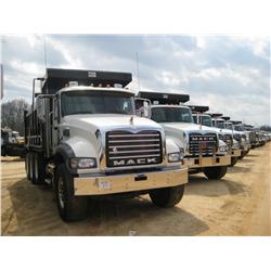 2011 MACK GU713 TRI-AXLE DUMP