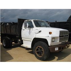 1988 FORD S/A FLAT DUMP