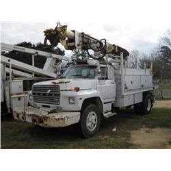 1984 FORD S/A DIGGER DERRICK TRUCK