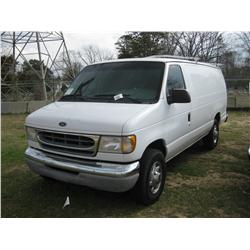 2001 FORD F350 VAN