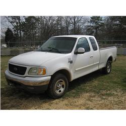 2001 FORD F150 XLT EXTENDED CAB 4X4 PICKUP