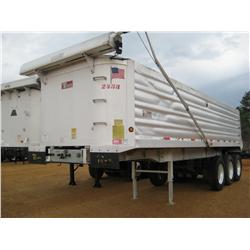 2003 TRAVIS 28' ALUMINUM TRI-AXLE DUMP TRAILER