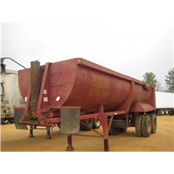 1996 CLEMENTS RKL2625 ELLIPTICAL DUMP TRAILER