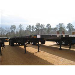 1995 TRANSCRAFT 48' SPREAD AXLE FLATBED TRAILER