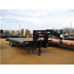 SHOPBUILT 24' DUAL TANDEM GOOSENECK TRAILER