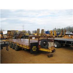 SHOPBUILT TRI-AXLE TAG TRAILER