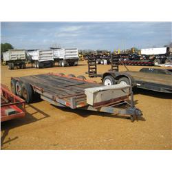SHOPBUILT 18' TRI-AXLE TAG TRAILER (BILL OF S
