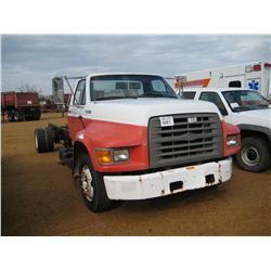 1995 FORD F700 S/A CAB & CHASSIS
