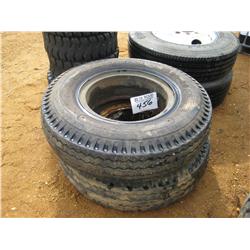 (1) LOT 2 10.00-20 TIRES & WHEELS