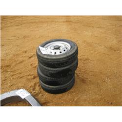 (1) LOT 4 155/70R13 TIRES & WHEELS