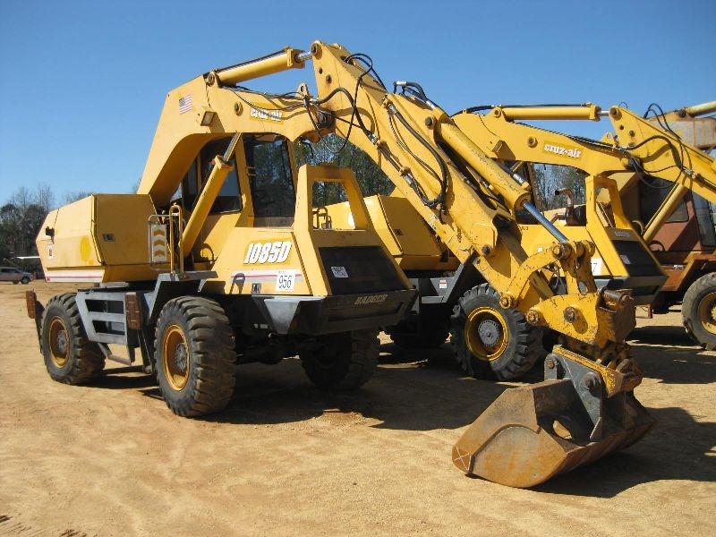 BADGER CRUZ-AIR 1085D WHEELED HYDRAULIC EXCAVATOR - J.M. Wood Auction ...