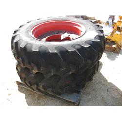 (1) LOT 2 14.9-28 TIRES & WHEELS