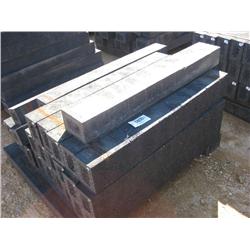 (1) LOT 4' RUBBER TIMBERS