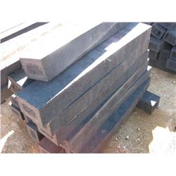 (1) LOT 4' RUBBER TIMBERS