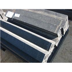 (1) LOT 4' RUBBER TIMBERS