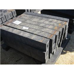 (1) LOT 4' RUBBER TIMBERS