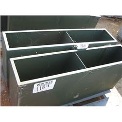 (2) STORAGE BOXES