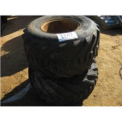 (1) LOT 2 38X20-16 TIRES & WHEELS
