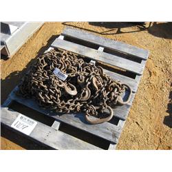 (1) LOT CHAINS