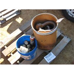 (1) LOT SHACKLES & BOLTS