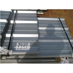 (1) LOT OF 25 (3'X10' C-PURLINS) 26G R-PANEL