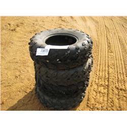 (1) LOT 4 25X800-12 TIRES